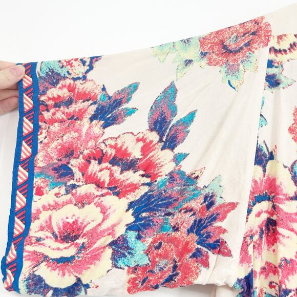 Flying Tomato Womens Boho Floral Lightweight Beachy Open Front Kimono Size S/M - Picture 5 of 6